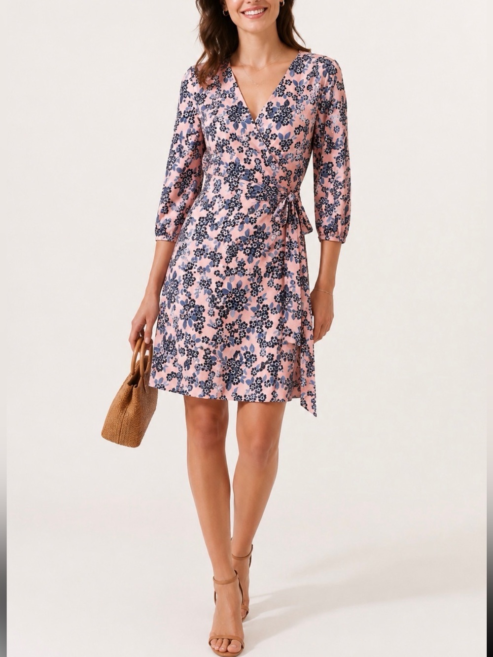 J Crew Floral Wrap Dress